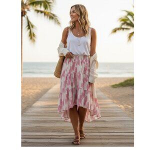 Volcom skirt coral design